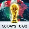 An infographic showing the countdown to the FIFA World Cup 2026 and the 3 host nations.