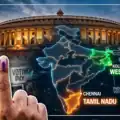 A political collage symbolizing the 2026 Assembly Elections and the pulse of Indian democracy.