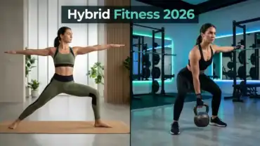 Hybrid fitness trends 2026 combining yoga and strength training for longevity - Akhand News 200th Article.