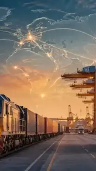 Modern global logistics infrastructure representing international trade and supply chain connectivity representative image.
