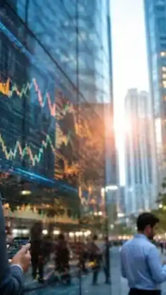 Investors using digital platforms representing the rapid growth of India's stock market participation.