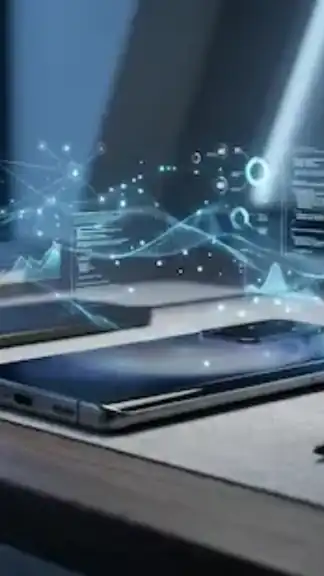 Modern AI-powered smartphone representing the future of intelligent mobile technology representative image.