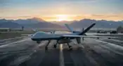 Modern surveillance drone representing the growing role of advanced technology in national security representative image.
