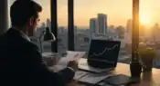 Financial planning workspace illustrating long-term investment growth and wealth building strategy.