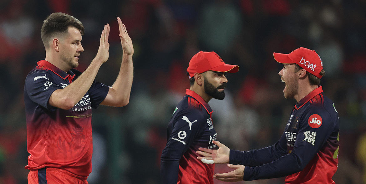 RCB players celebrating win against CSK in IPL 2026 Image Credit: BCCI / IPL / X (@IPL).