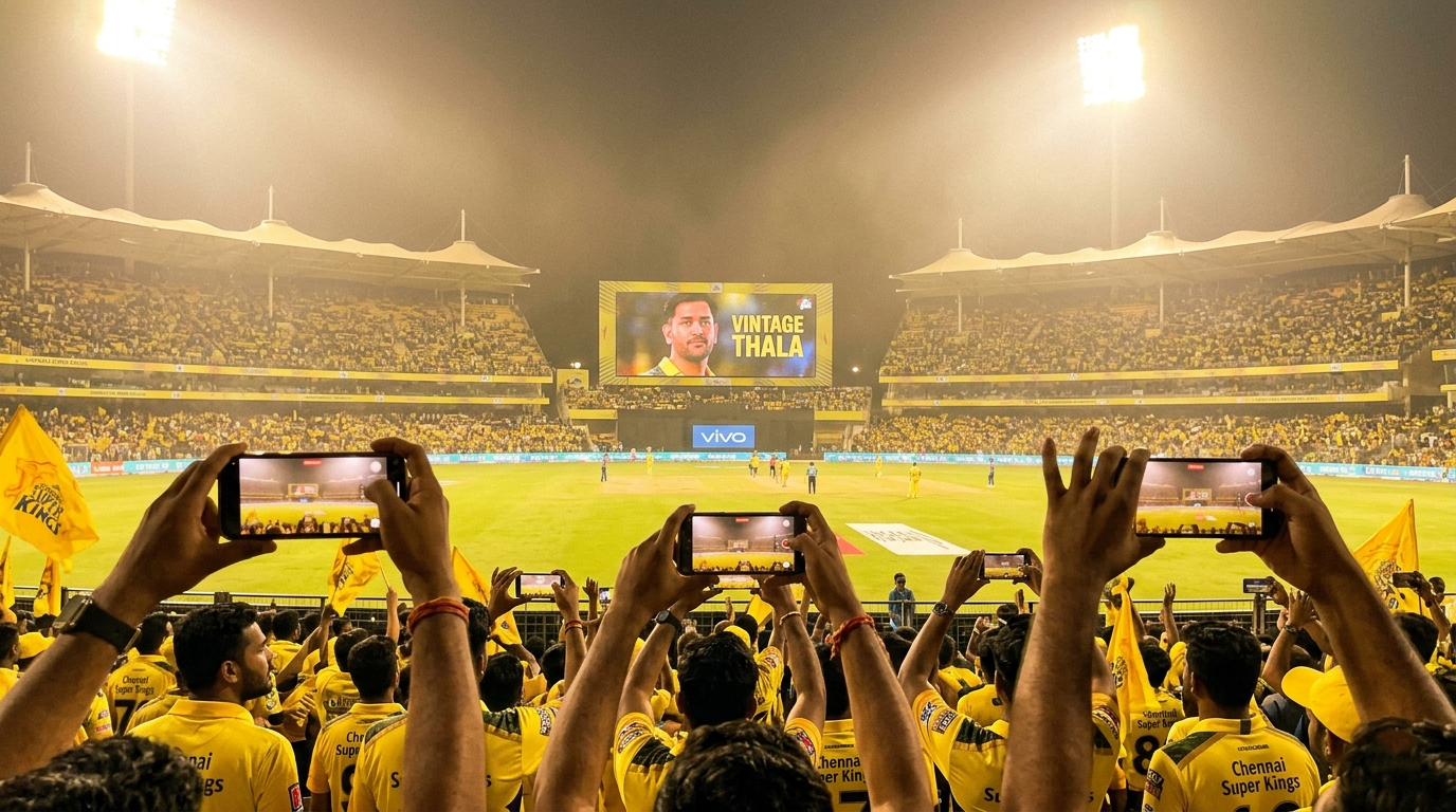 MS Dhoni hitting a massive one-handed six against Delhi Capitals in Vizag. Representative Image