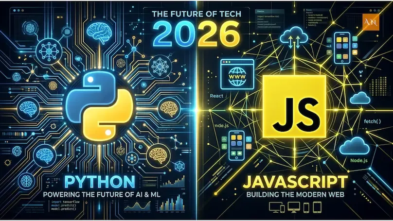 Python vs JavaScript 2026 comparison for students - AI vs Web Development career path - Akhand News