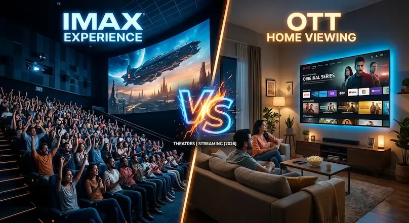 OTT vs Theatres India 2026 market share and audience trends - Akhand News Report.